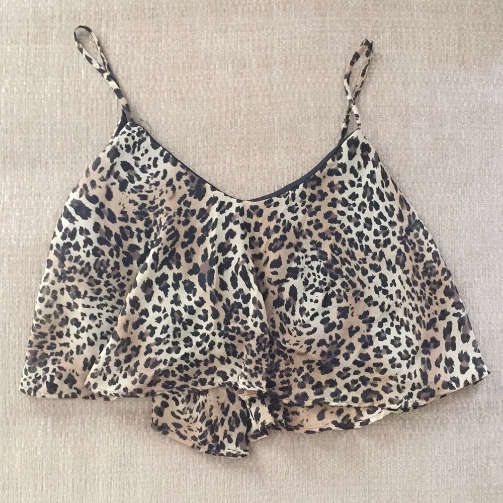 Cheetah crop top